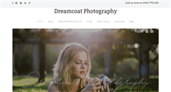 Desktop Screenshot of dreamcoatphotography.com